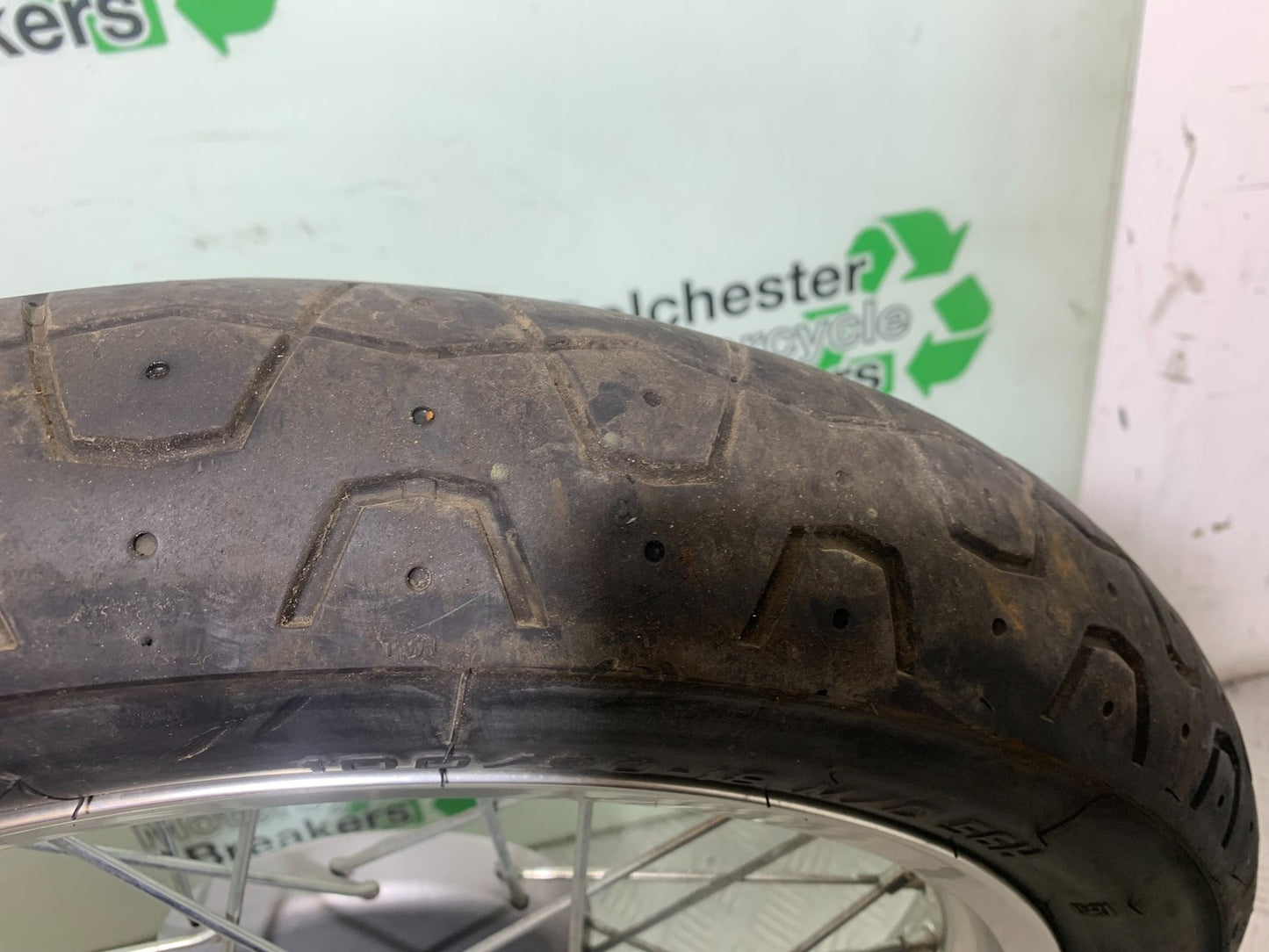 BSA 650 GOLD STAR FRONT WHEEL  (DAMAGED)  YEAR 2022-2025 (CMB1262)