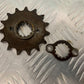 KAWASAKI KLR250 KLR 250 FRONT SPROCKET  YEAR 1984-2001 (STOCK 980)