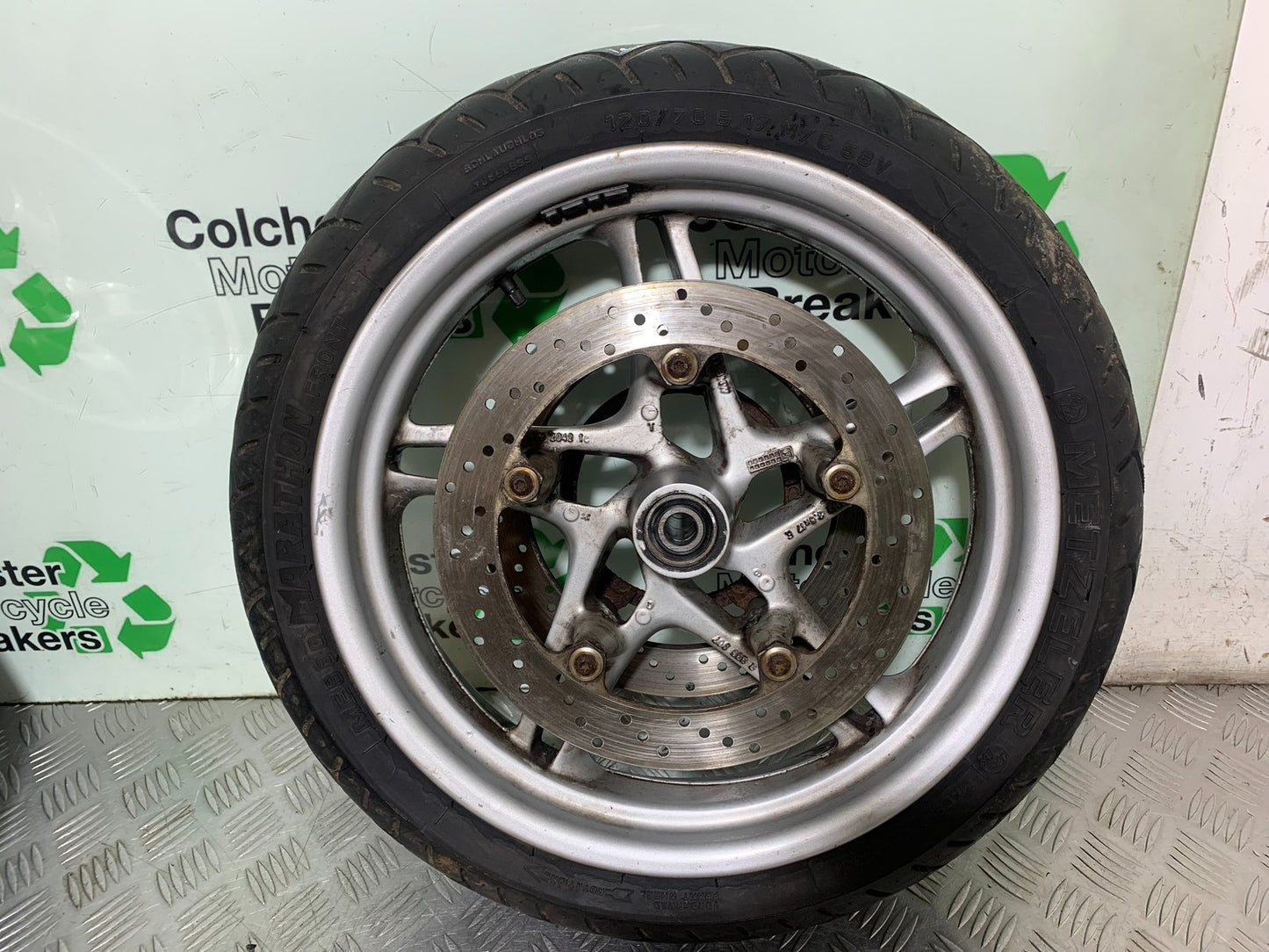 BMW K1200 K 1200 LT FRONT WHEEL AND DISCS  YEAR 1999-07 (CMB1271)