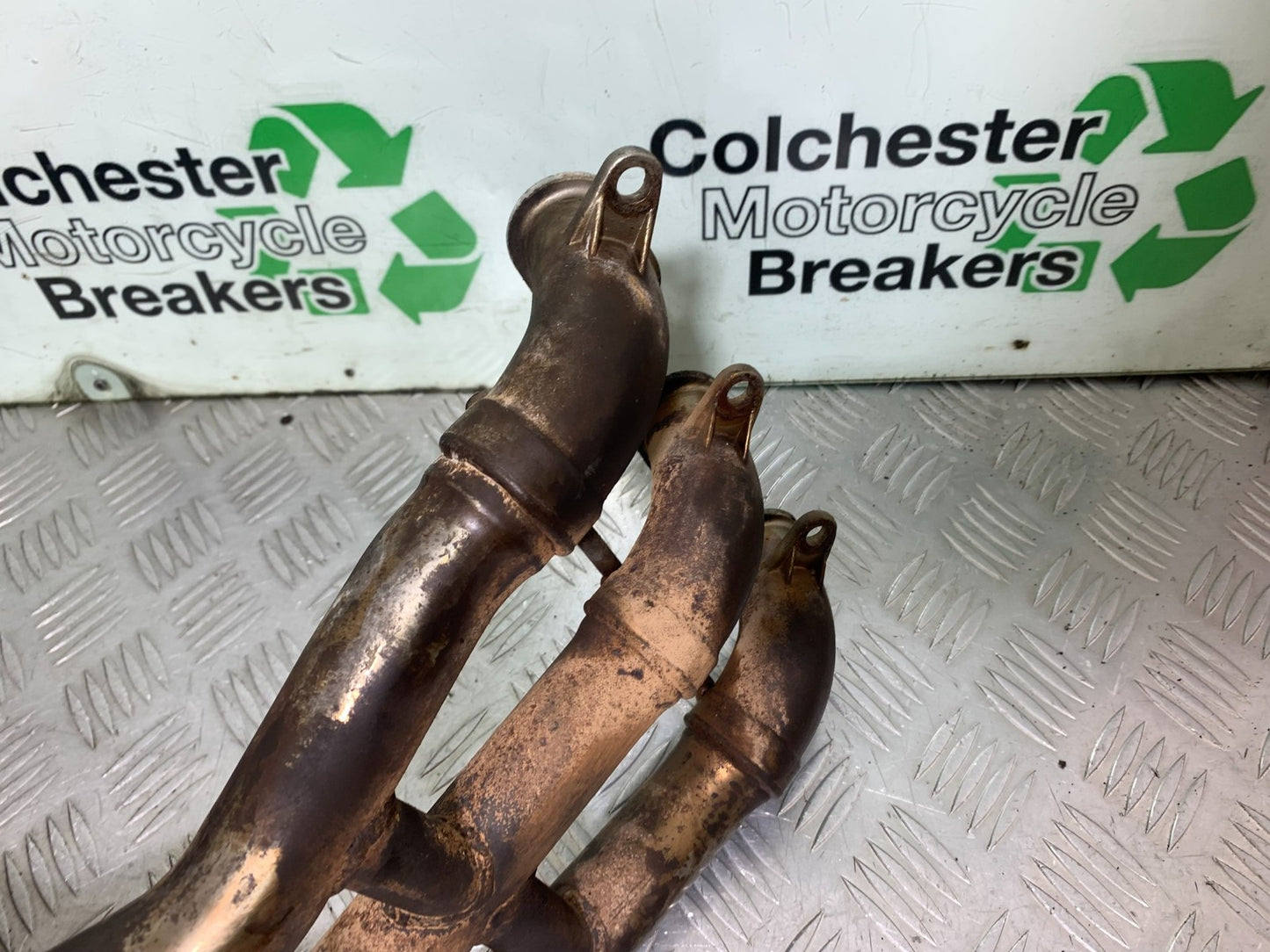 TRIUMPH SPEED TRIPLE R 1050 EXHAUST DOWNPIPES  2009 (CMB1183)