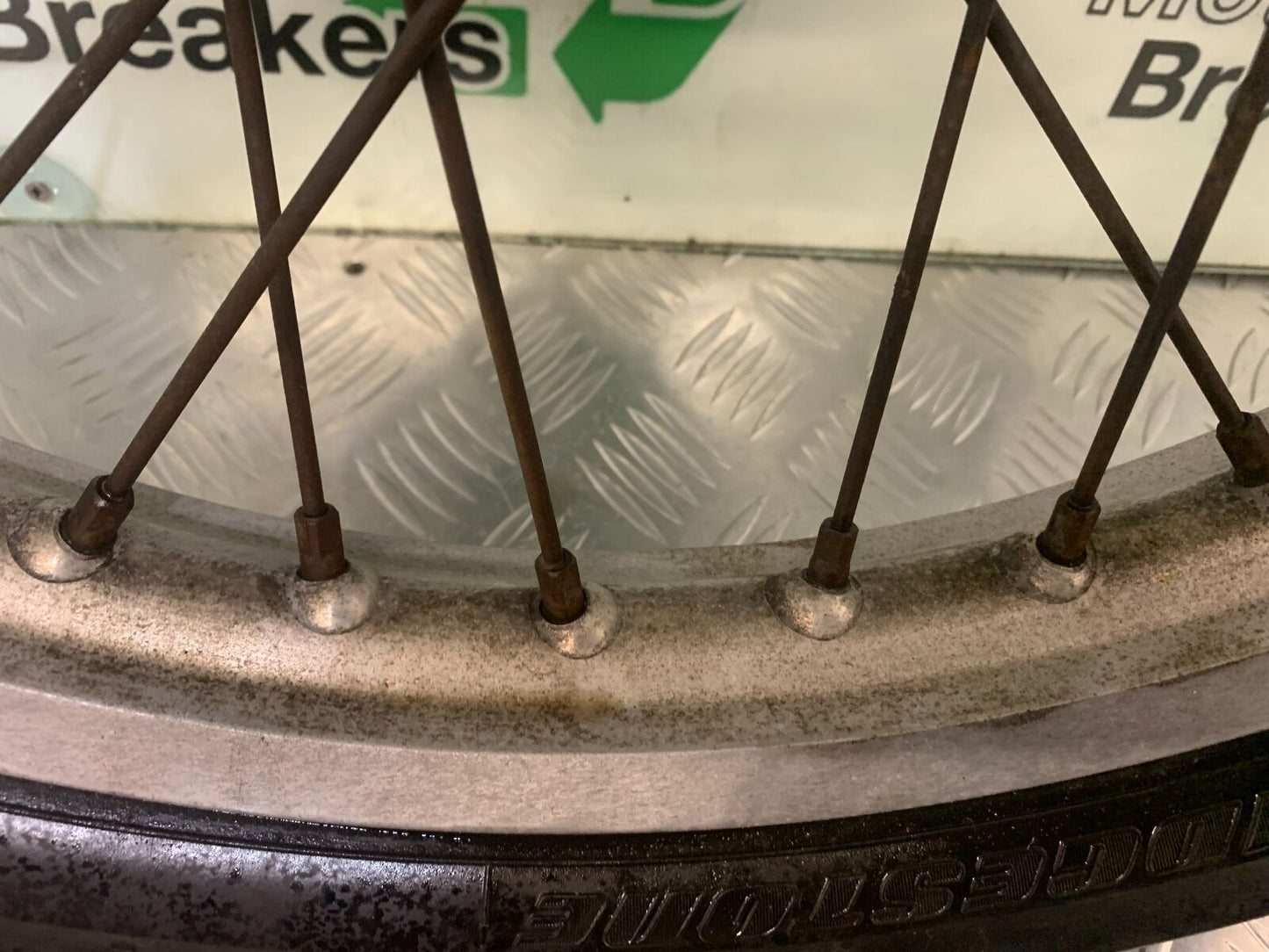 HONDA XL650 V TRANSALP FRONT WHEEL YEAR 2001-2006 (STOCK 975)