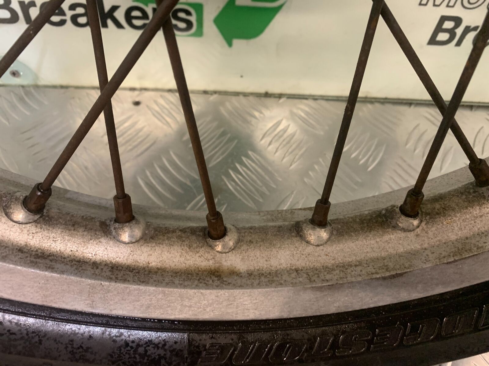 HONDA XL650 V TRANSALP FRONT WHEEL YEAR 2001-2006 (STOCK 975)