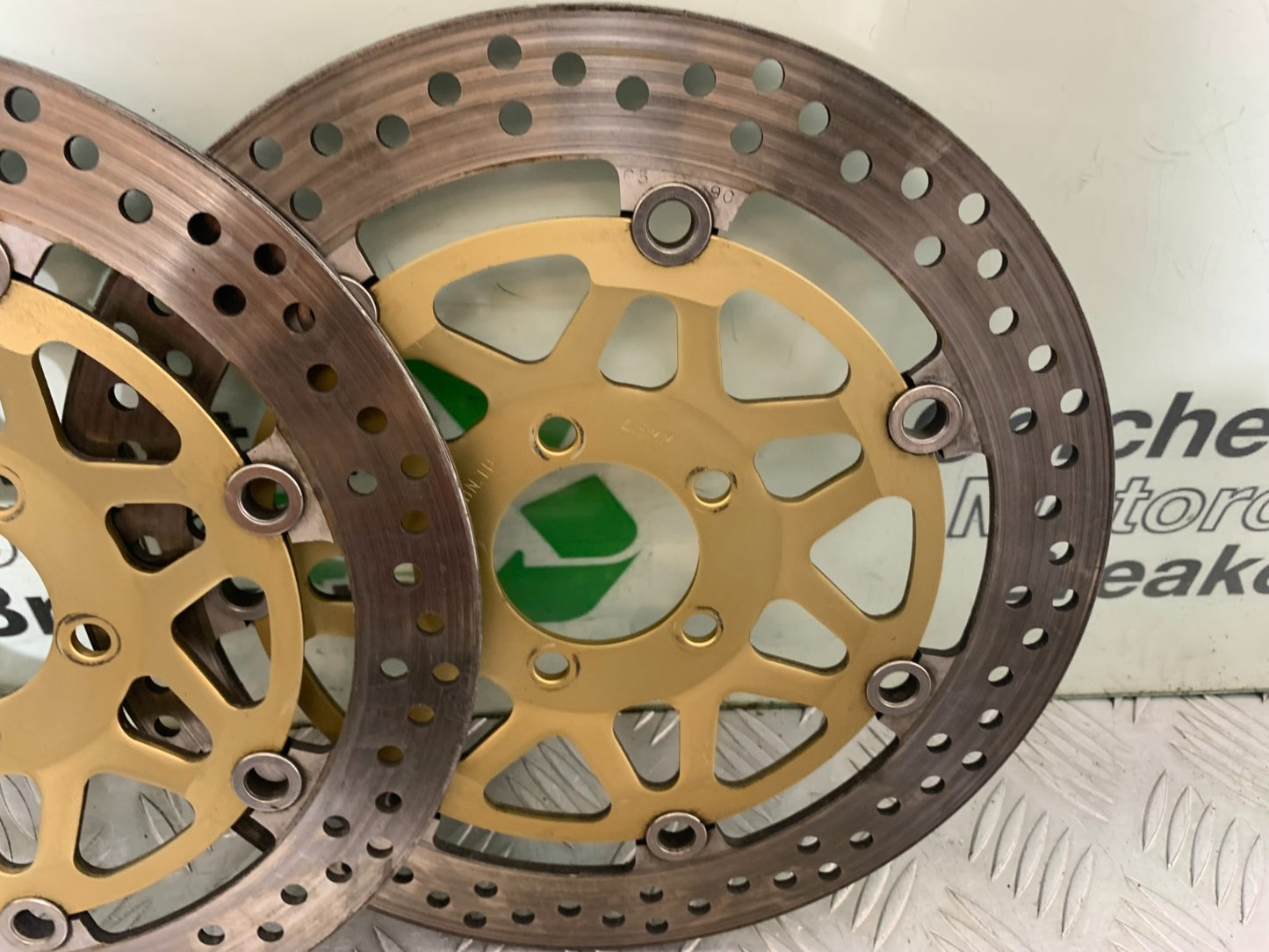 KAWASAKI ZX9R ZX9 R FRONT BRAKE DISCS  YEAR 1998-1999 (CMB1329)