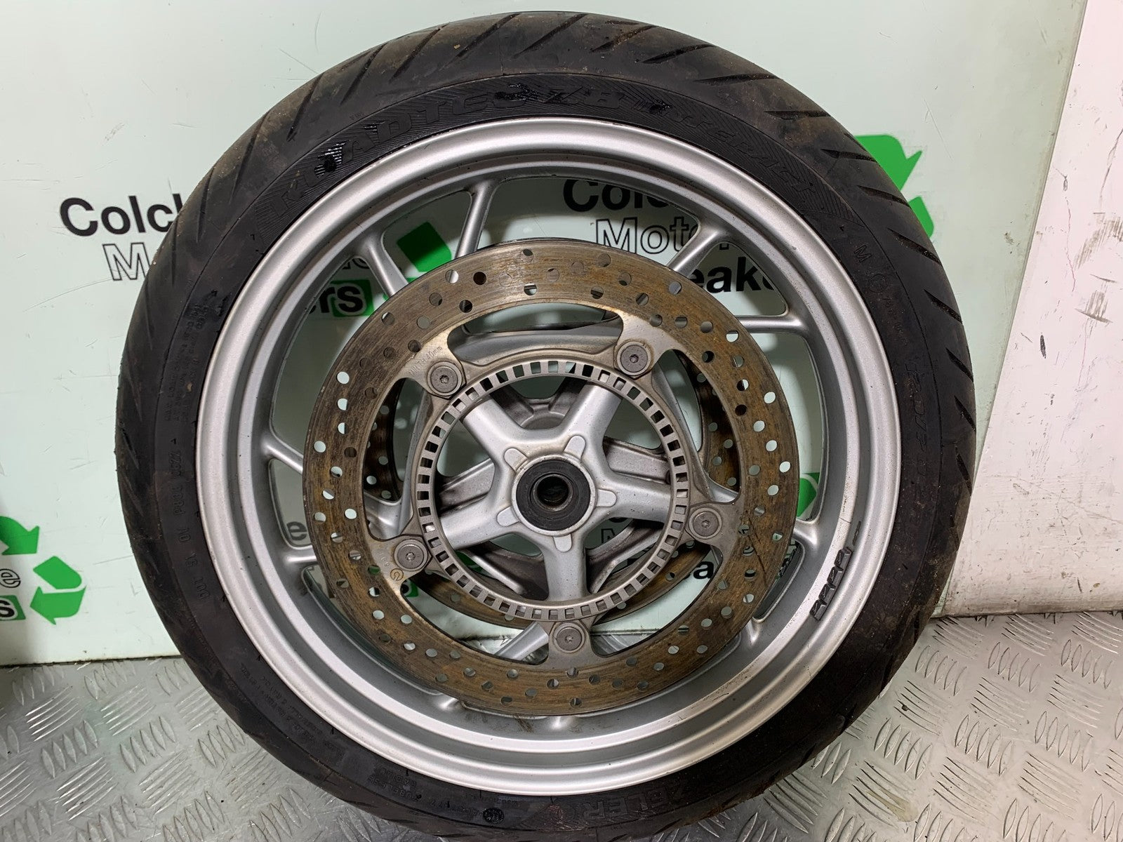 BMW F800 GT FRONT WHEEL AND DISCS  YEAR 2013-2017 (CMB1248)