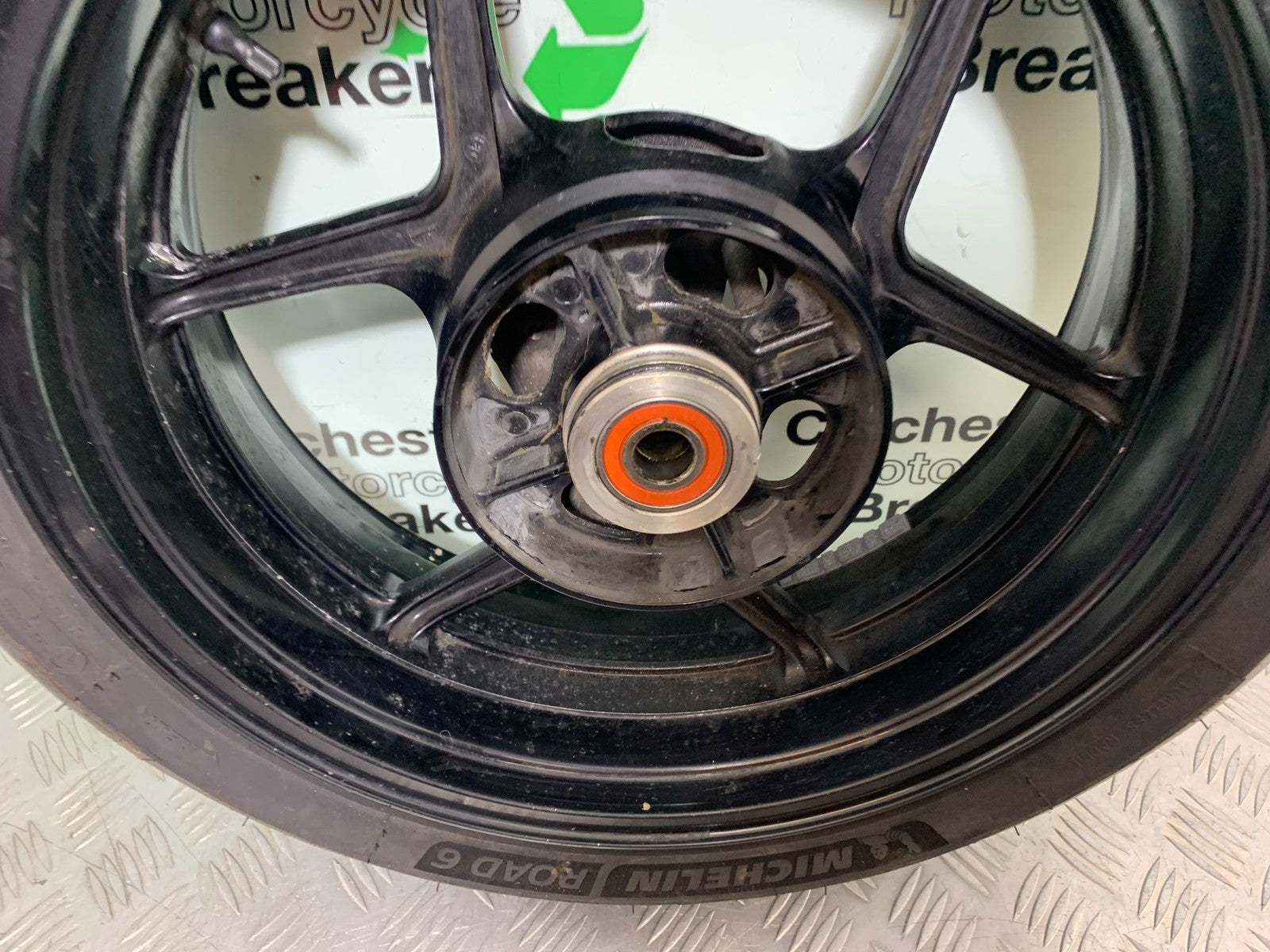 KAWASAKI ZX10R ZX10 R REAR WHEEL (NEW TYRE)  2008-2010 (CMB1301)