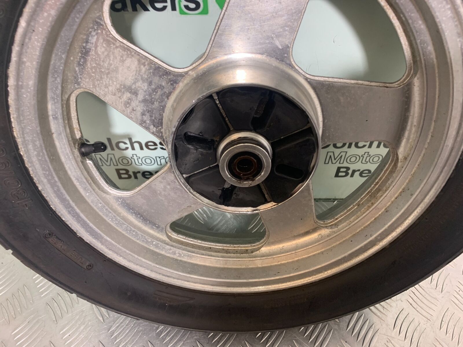 AJS DD125 REGAL RAPTOR REAR WHEEL  YEAR 2007 (CMB1061)