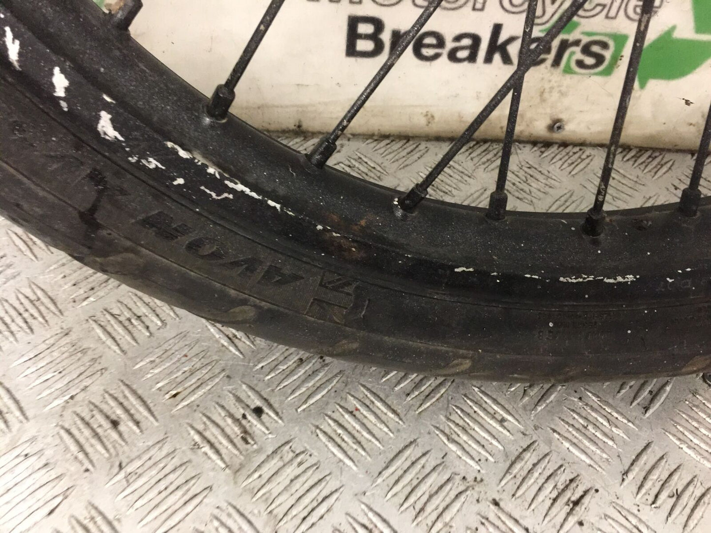 KTM400 KTM 400 LC4-E FRONT WHEEL   YEAR 2000 (STOCK 898)