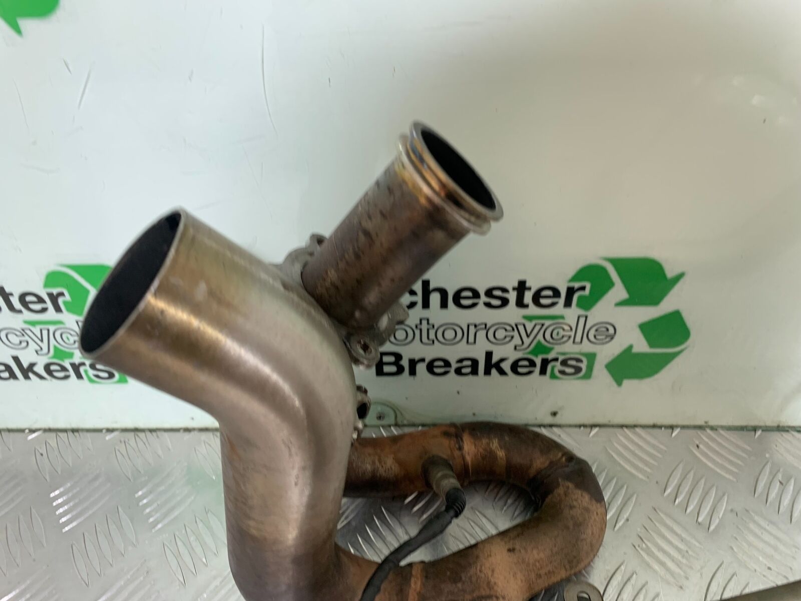 KTM 990 SUPERMOTO T EXHAUST DOWNPIPES  YEAR 2010-2011  (CMB1067)