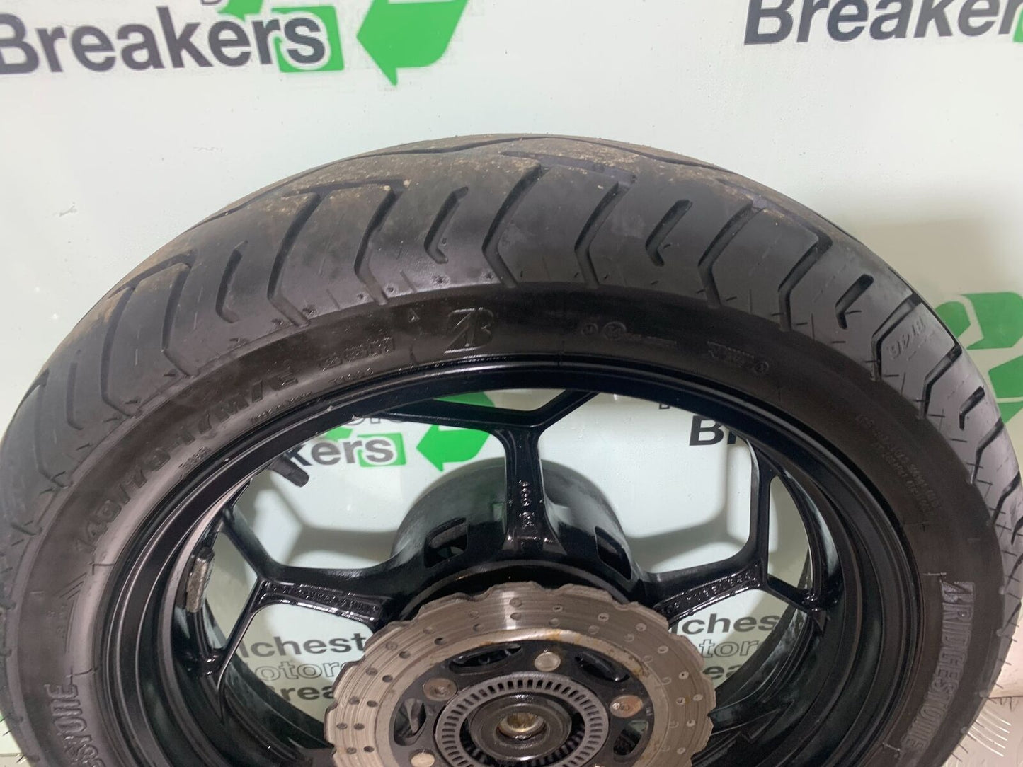 KAWASAKI Z300 ER300 REAR WHEEL (WITH GOOD TYRE)   YEAR 2016-2018  (CMB1056)
