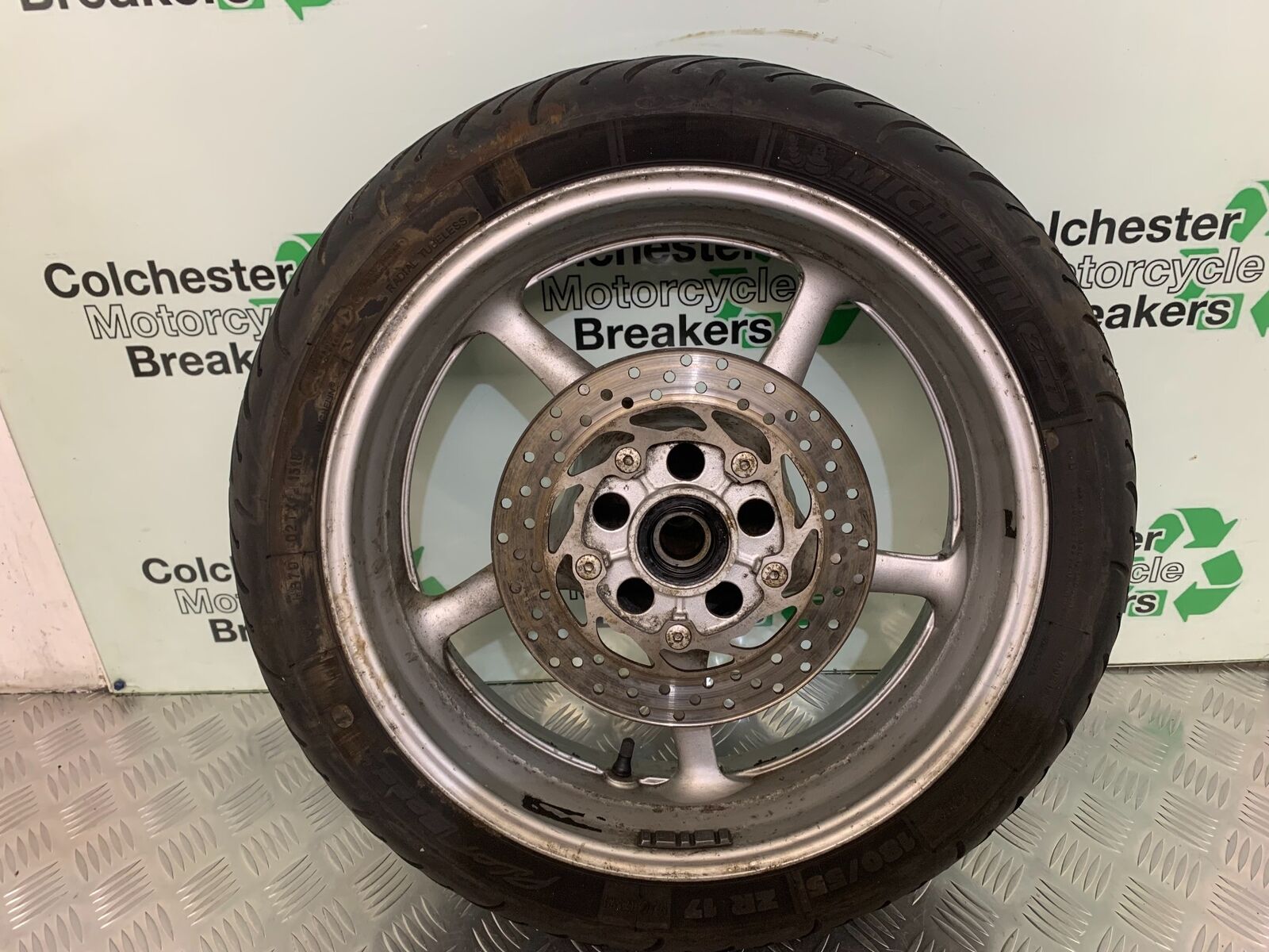 YAMAHA FZ6 FAZER REAR WHEEL YEAR 2004-2007  (STOCK 955)