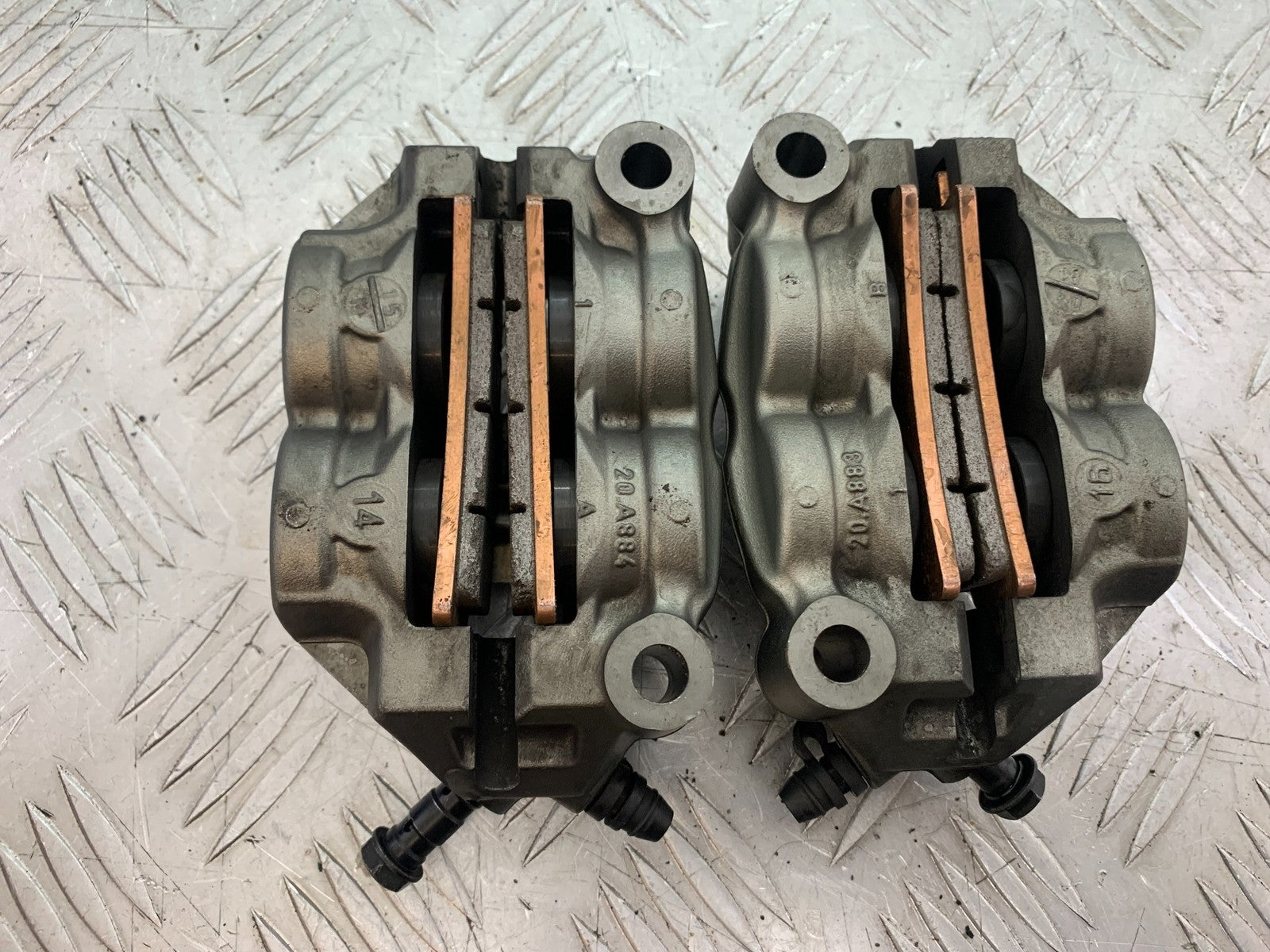 DUCATI 1299 PANIGALE BREMBO FRONT BRAKE CALIPERS  YEAR 2016 (CMB 1187)