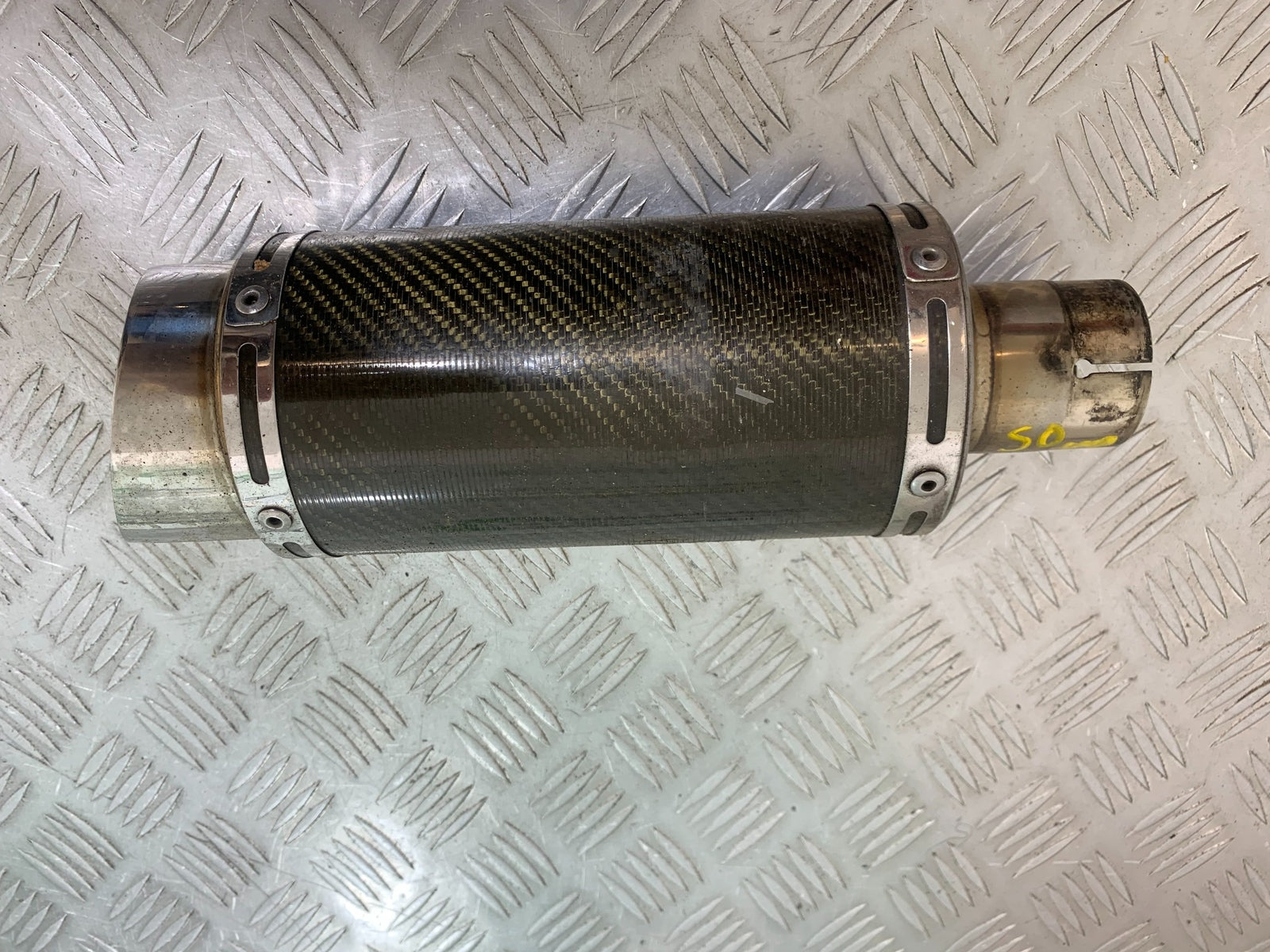 HONDA YAMAHA KAWASAKI SUZUKI 50 MM CARBON SILENCER