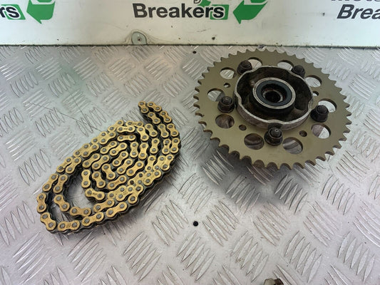 HONDA CBR600 CBR 600 F2 CHAIN AND REAR SPROCKET  YEAR 1991-1994(CMB1133)