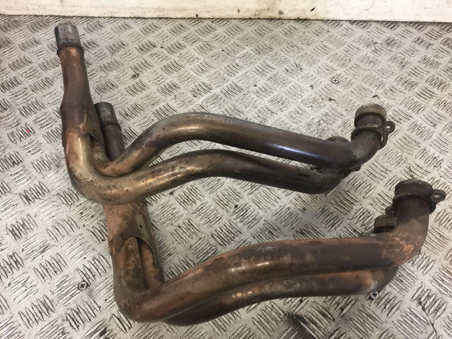 HONDA CB1000R CB 1000 R EXHAUST DOWNPIPES  YEAR 2008-2016 (STOCK 715)
