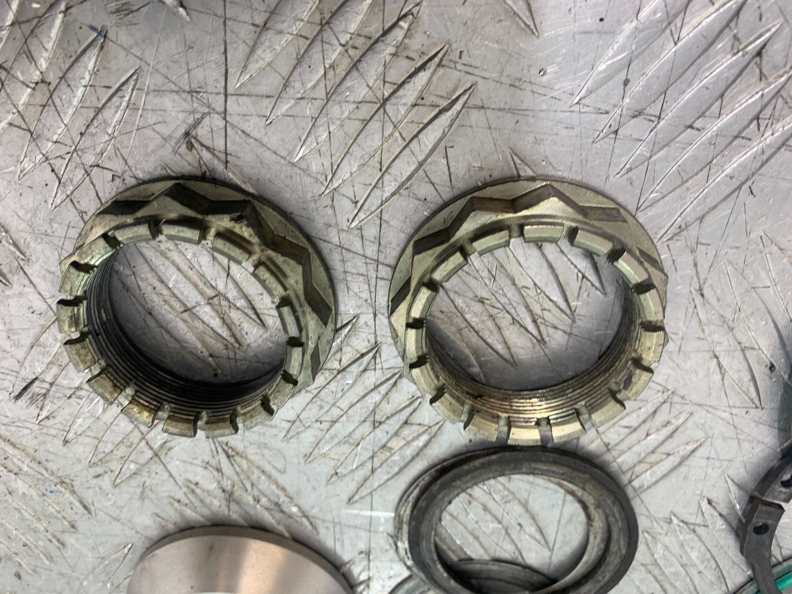 DUCATI 1198 S REAR WHEEL SPINDLE NUTS AND SPACERS   YEAR 2009-2011 (CMB1219)