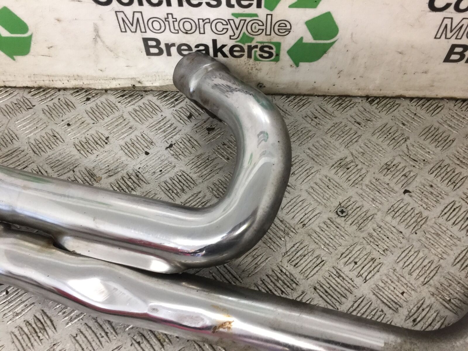 VICTORY V92 C EXHAUST DOWNPIPES  YEAR 2004 (STOCK 765)