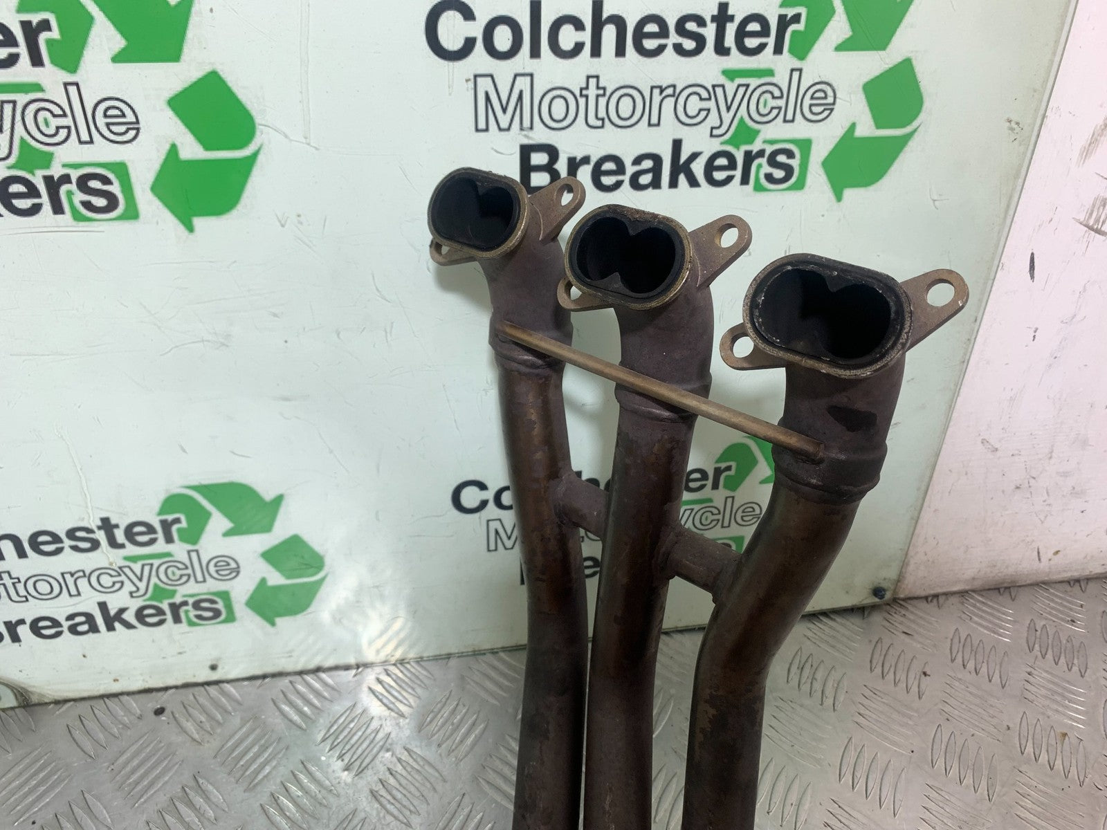 TRIUMPH 1050 SPRINT ST EXHAUST DOWNPIPES  2004-2007 (CMB1197)