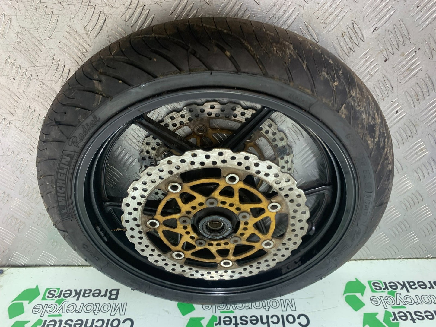 KAWASAKI ER6 F ER6F FRONT WHEEL AND DISCS YEAR 2005-2008 (CMB1277)