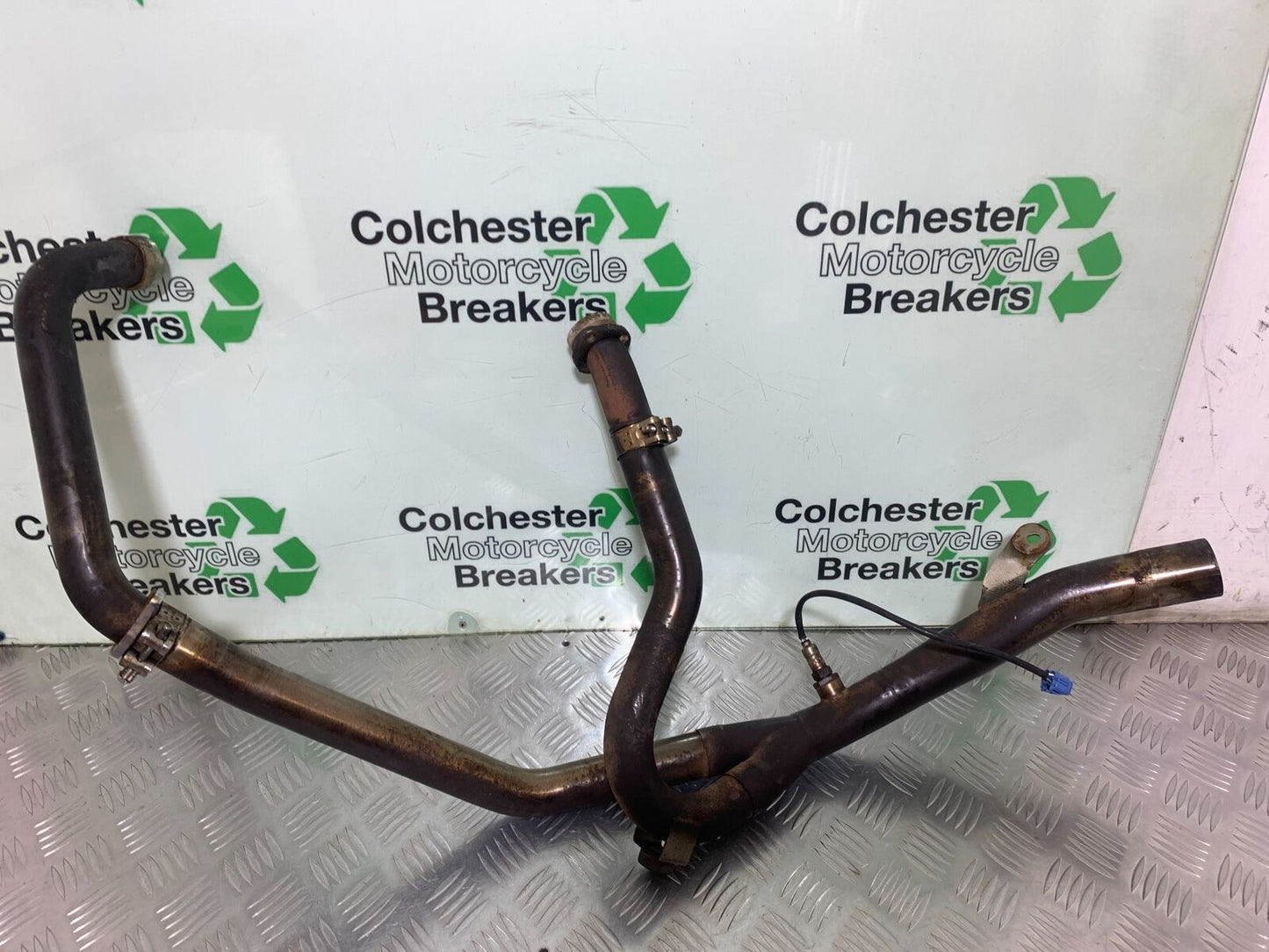 SUZUKI DL 650 V-STROM EXHAUST DOWNPIPES YEAR 2016 (STOCK 996)