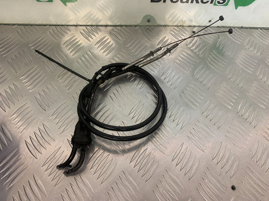 KAWASAKI ZX6R ZX6 J THROTTLE CABLES YEAR 2000 (STOCK 947)