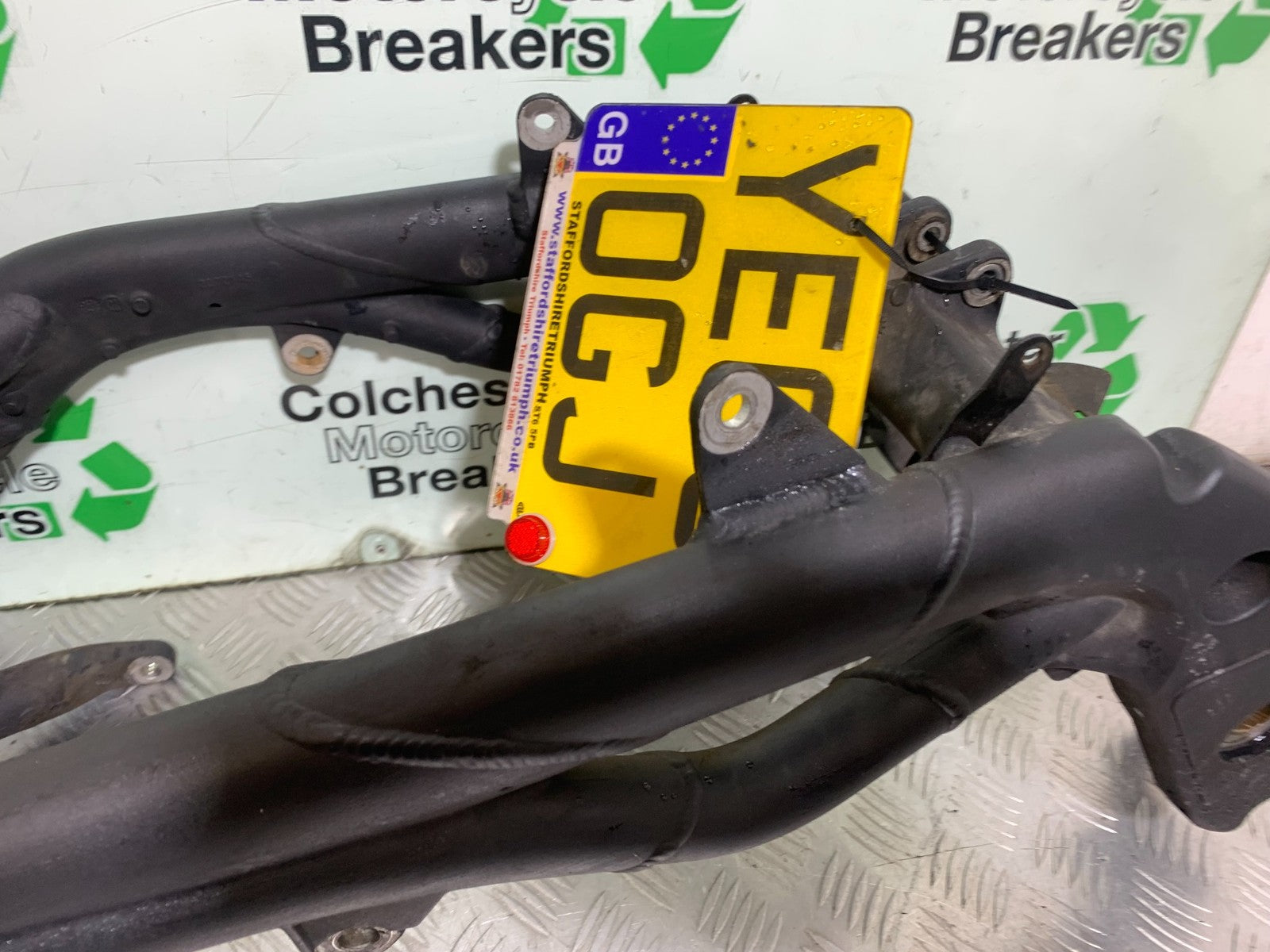 TRIUMPH SPEED TRIPLE R 1050 FRAME REG LOG BOOK  2009 (CMB1183)